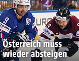 Damien Fleury (FRA) und Krisjanis Redlihs (LAT)