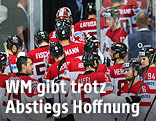Das &Ouml;EHV-Team verl&auml;sst das Spielfeld