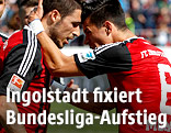 Spieler von Ingolstadt jubeln