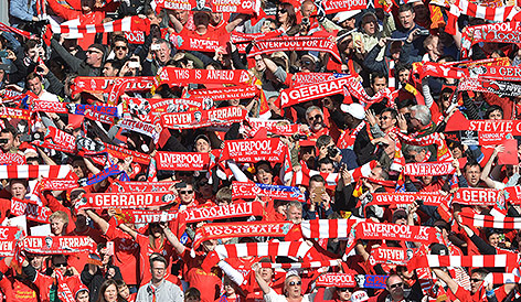 © APA/EPA/Peter Powell Fans des FC Liverpool
