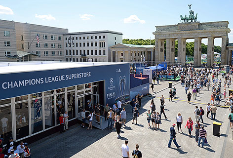 Fanmeile vor dem Brandenburger Tor