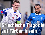 Frodi Benjaminsen (Färöer) und Giannis Fetfatzidis (Griechenland)
