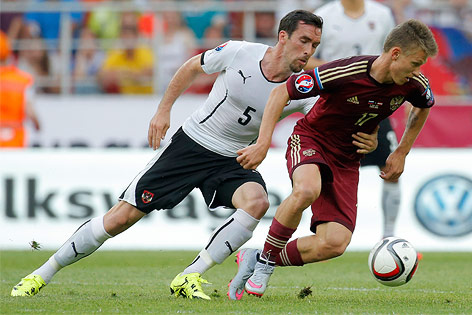© Reuters/Maxim Shemetov Christian Fuchs (AUT) und Oleg Shatov (RUS)