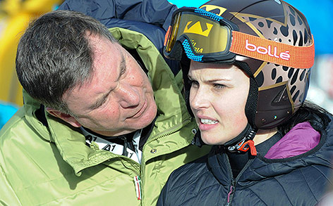 © APA/Erich Spiess Manager Klaus Kärcher und Anna Fenninger
