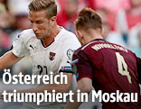 Marc Janko (AUT) und Ivan Novoseltsev (RUS)