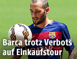 Aleix Vidal bei seiner Präsentation als neuer Barcelona-Spieler
