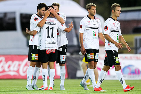 © GEPA/Philipp Brem Jubel von WAC-Spielern