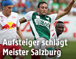 Benno Schmitz (RBS) und Markus Pink (Mattersburg)