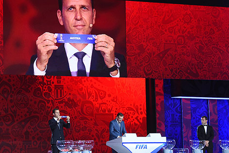 © APA/EPA/Marcus Brandt WM-Quali Auslosung
