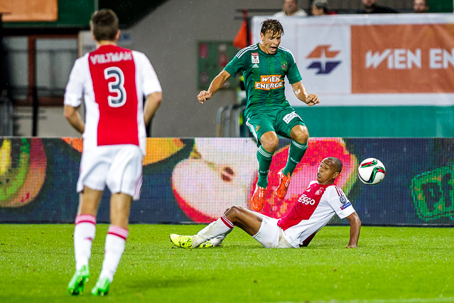 © ORF.at/Christian Öser Szene aus dem Spiel Rapid Wien gegen Ajax Amsterdam