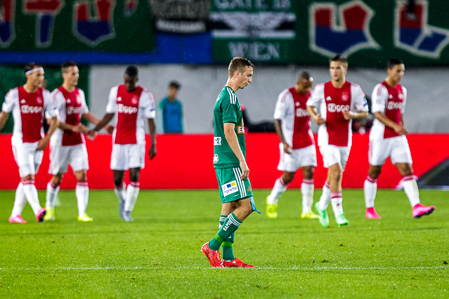 © ORF.at/Christian Öser Szene aus dem Spiel Rapid Wien gegen Ajax Amsterdam