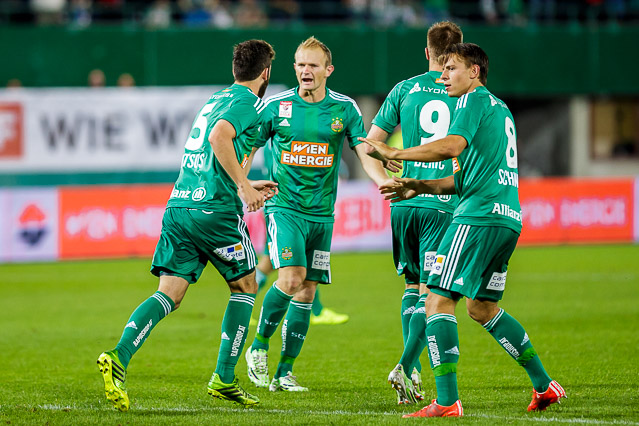 © ORF.at/Christian Öser Szene aus dem Spiel Rapid Wien gegen Ajax Amsterdam