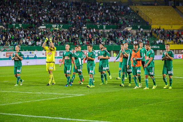 © ORF.at/Christian Öser Szene aus dem Spiel Rapid Wien gegen Ajax Amsterdam