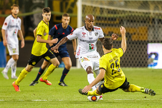 © ORF.at/Christian Öser Szene aus dem Spiel WAC - Dortmund