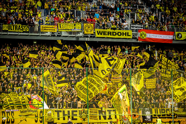 © ORF.at/Christian Öser Szene aus dem Spiel WAC - Dortmund