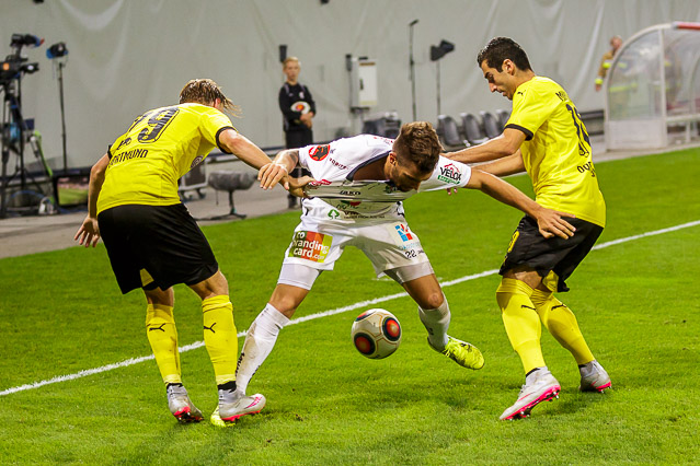 © ORF.at/Christian Öser Szene aus dem Spiel WAC - Dortmund