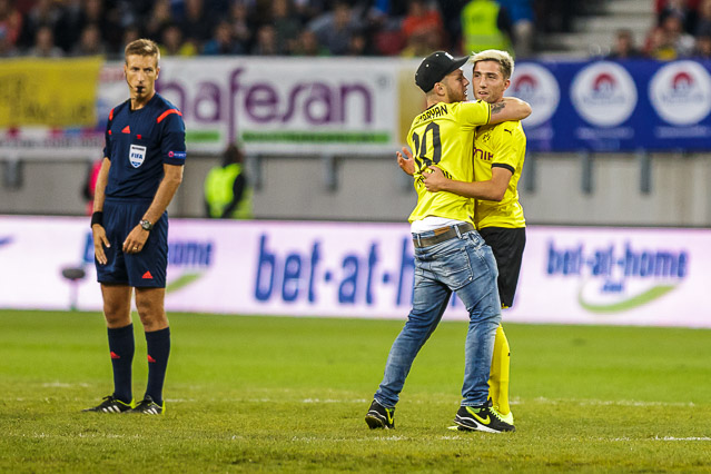 © ORF.at/Christian Öser Szene aus dem Spiel WAC - Dortmund