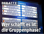 Spielpaarungen auf einem Bildschirm