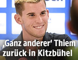 Dominic Thiem bei der Pressekonferenz