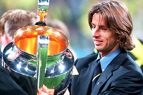 © GEPA/Hans F. Punz Wolfgang Feiersinger beim Champions-League-Sieg von Dortmund 1997