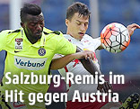 Olarenwaju Ayobami Kayode (Austria) und Stefan Lainer (Salzburg)