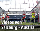 Torszene beim Match Salzburg - Austria