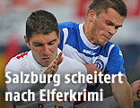 Jonatan Soriano Casas (Salzburg) und Roman Begunov (Minsk)