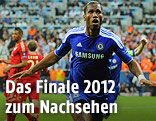 Didier Drogba (Chelsea) jubelt, 2012