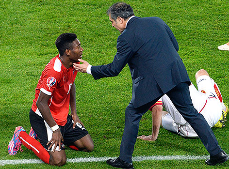 © APA/Robert Jäger David Alaba und Marcel Koller