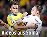 Albin Ekdal (SWE) und Marko Arnautovic (AUT)