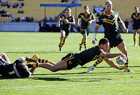 © Reuters/Anthony Phelps Archivbild von Jarryd Hayne aus dem Jahr 2007 als Rugbyspieler