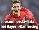 Jubel von Robert Lewandowski (Bayern)