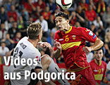 Spielszene Montenegro gegen &Ouml;sterreich