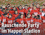 Jubel der &ouml;sterreichischen Mannschaft