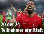 Jubel von Arda Turan (Türkei)