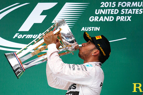 © AP/John Locher Lewis Hamilton