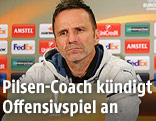 Pilsen-Trainer Karel Krejci