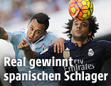 Celta Vigo's Fabian Orellana gegen Real Madrid's Marcelo Vieira