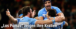 Argentinien-Spieler jubeln