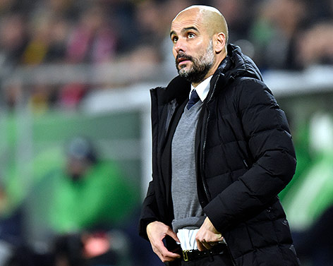 © Reuters/Fabian Bimmer Bayern-Coach Pep Guradiola