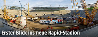 Baustelle des Allianz Stadions