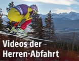 Erik Guay (CAN) in der Herren-Abfahrt von Lake Louise