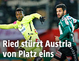 Olarenwaju Kayode (A.Wien) und Michele Polverino (Ried)