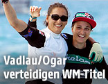 Lara Vadlau (R) and Jolanta Ogar (L)