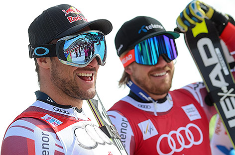 © GEPA/Christian Walgram Aksel Lund Svindal and Kjetil Jansrud (NOR)