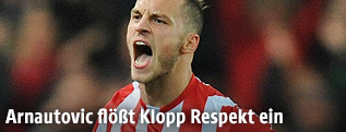 Jubel von Marko Arnautovic (Stoke City)