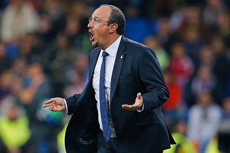 © AP/Francisco Seco Trainer Rafael Benitez