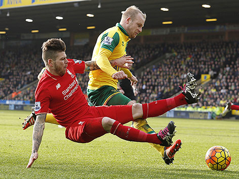 © APA/AFP/Lindsey Parnaby Alberto Moreno und Steven Naismith