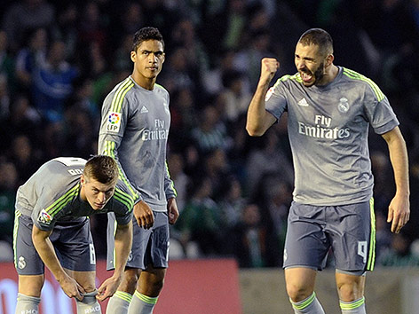 © APA/AFP/Cristina Quicler Karim Benzema (Real) jubelt