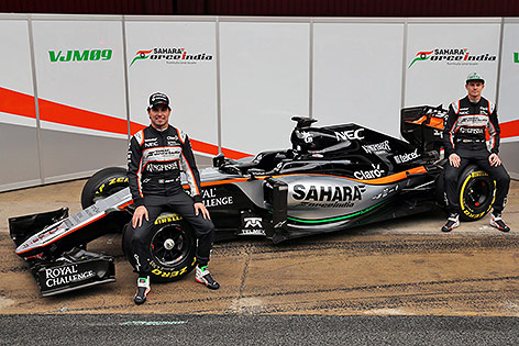 Formel 1 Bolide von Force India